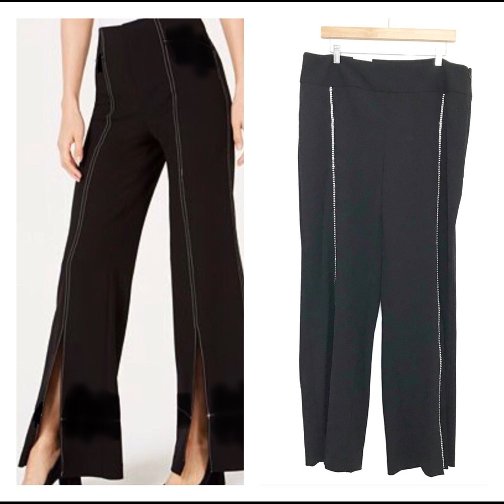 Women's Pants with Flashy Trim